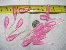 100-2"-CRAPPIE-PANFISH-SOFT PLASTIC GRUBS-JIGS-MINNOWS-SCENT-LURES-STINGERS-BAIT