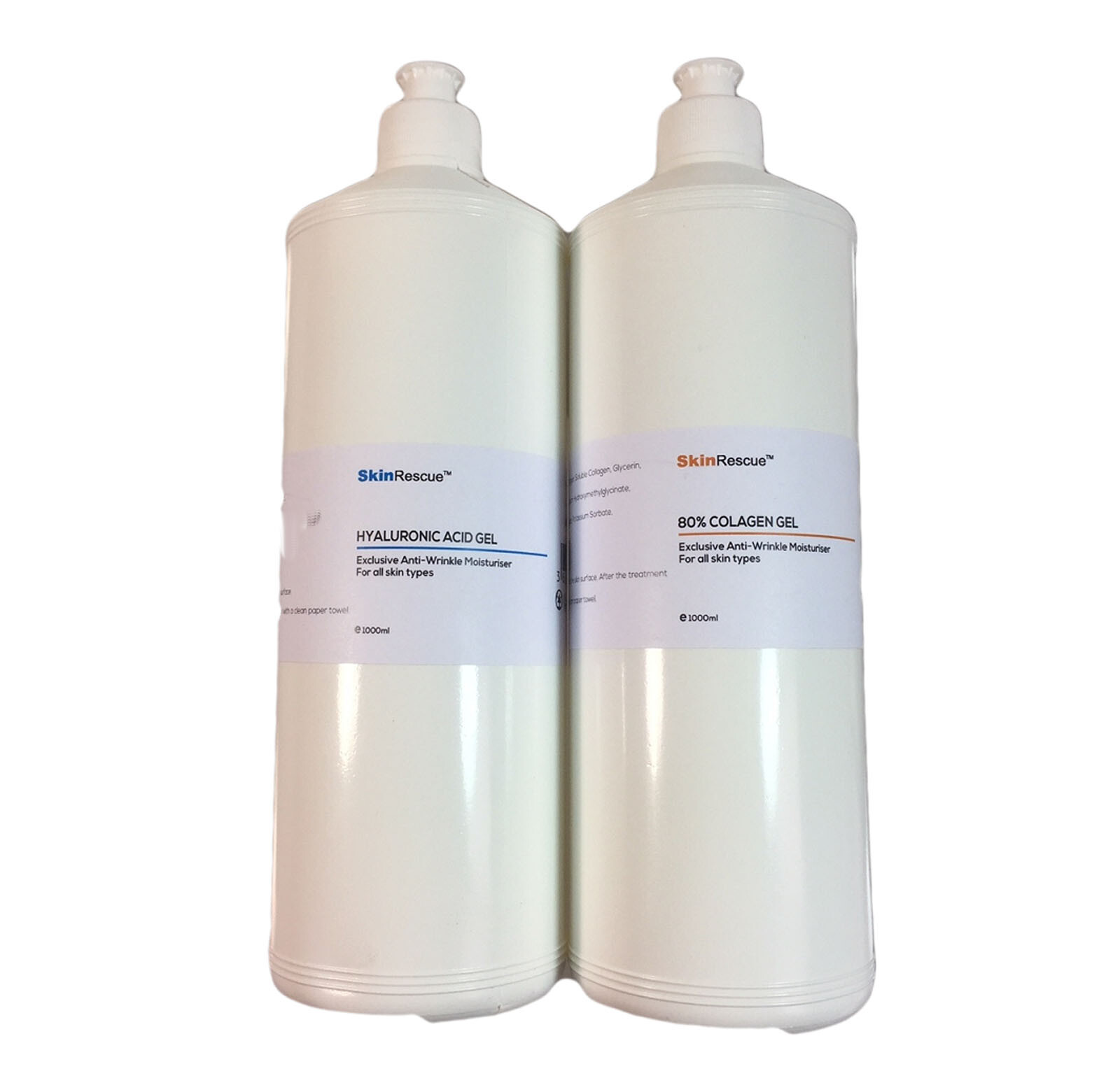 Kollagen + Hyaluron Gel Kontakt Radiofrequenz HIFU IPL Ultraschall 2 x 1000ml