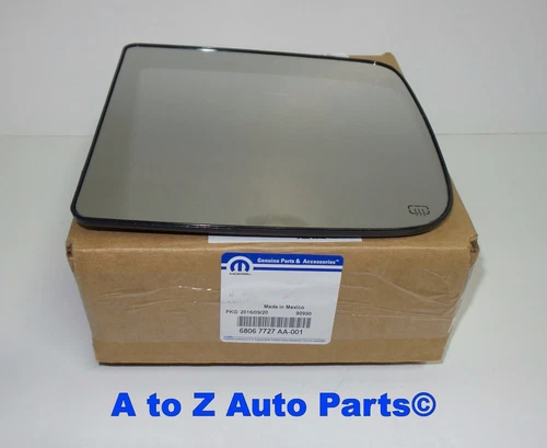 NEW 2010-2018 Dodge Ram 1500-5500 DRIVER SIDE Trailer Tow Mirror GLASS, OEM