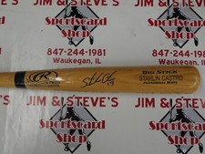 STARLIN CASTRO SIGNED RAWLINGS ADIRONDACK PRO BIG STICK PROFESSIONAL MODEL BAT