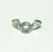 1/4"-28 COLD FORGED STEEL WING NUTS - ZINC PLATED - Lot of 100 Pcs. 