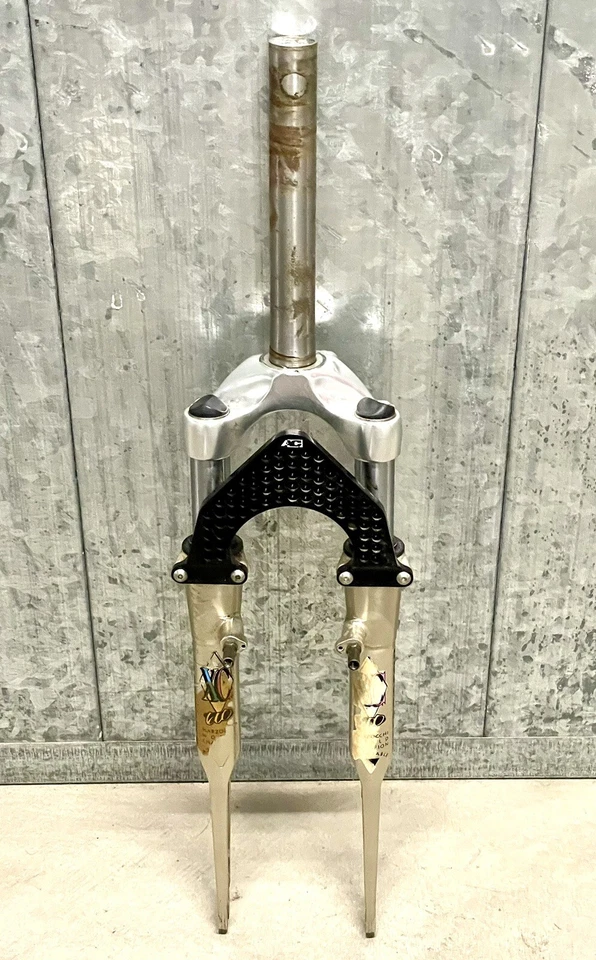 Marzocchi XC 600 World Champion Suspension Fork With An AC Fork Brace MTB 90’s - Image 2 of 4