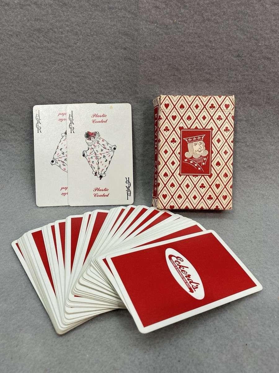 Vintage Eckerd's Bridge Size Playing Cards Complete Set With