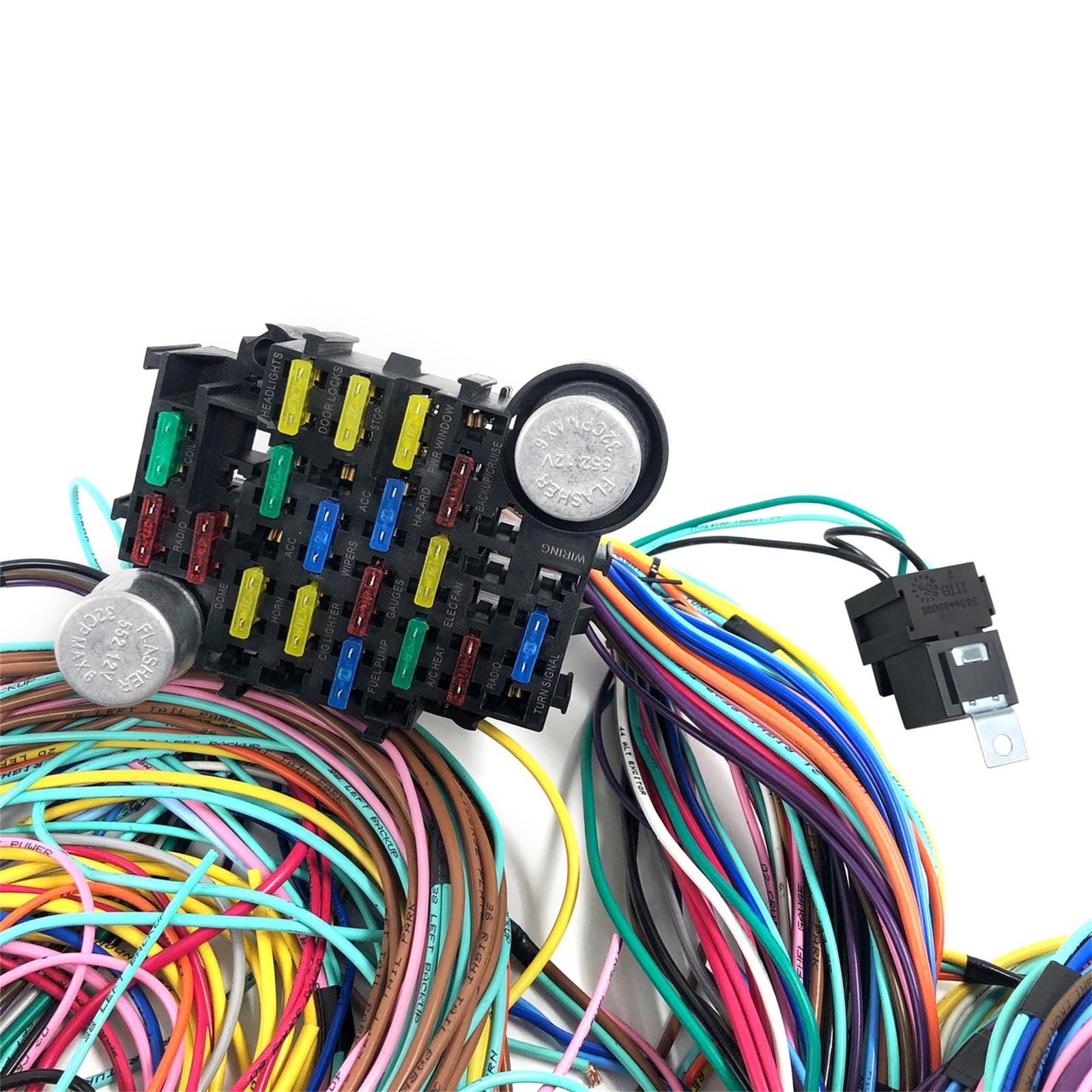 For 73-82 Chevy C10 GMC Pickup Truck Wire Harness Universal 21 Circuit Wiring V8