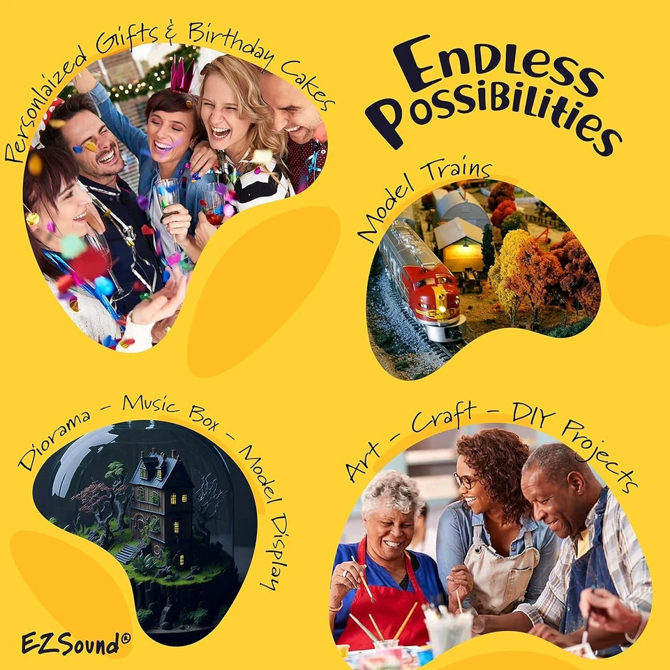 Chip de sonido grabable multijugador con control de botón pulsador para proyectos creativos Foto 4 de 4