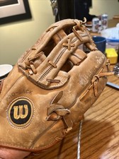 VINTAGE Wilson ACH2170 Jim Catfish Hunter Baseball Glove Pro-Back Model RHT NICE