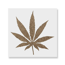 Weed Leaf Stencil - Durable Reusable Mylar Stencils