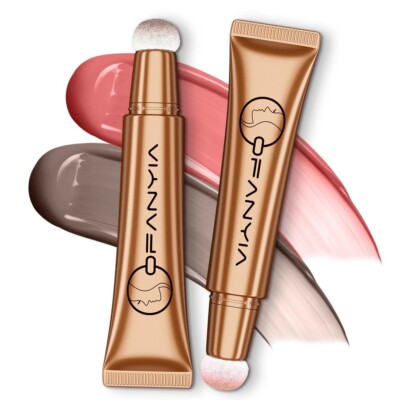 Contour Beauty Stab/Kissen Applikator/Wasserdicht/Natur Matt Pfirsich Rouge