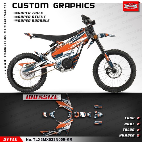Kungfu Graphics Full MX Vinyl Custom Waterproof Sticker Decal Kit for TALARIA X3 - Picture 17 of 25