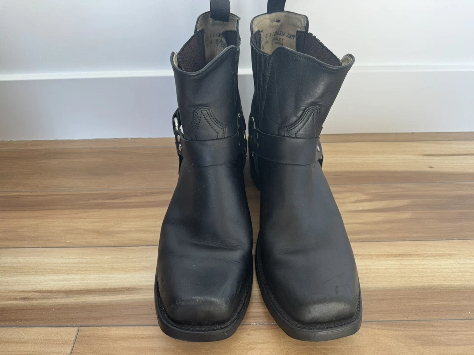 Boulet Men's Black Motorcycle Half Boot Size 12 - Image 2 of 4