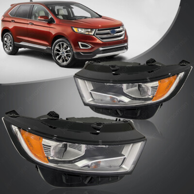Factory Style Headlight With Bulb For 15-18 Ford Edge SE SEL Projector Head Lamp