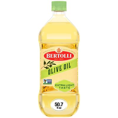 Bertolli Olive Oil Extra Light 50.72 Fl Oz Non GMO Ideal for Cooking Baking F...