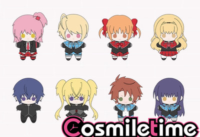 Shugo Chara Hinamori Amu Plush 12cm Doll Keychain Stuffed Pendant Toy Anime YZ