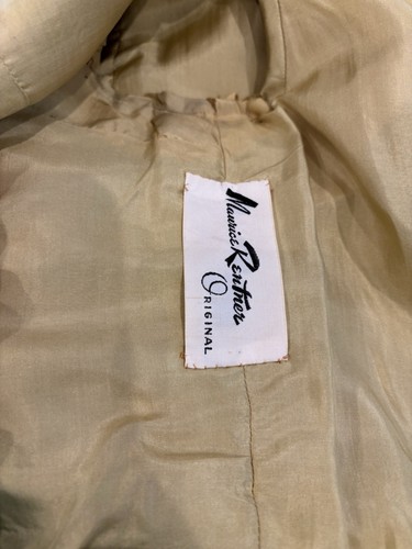 Vintage 1950’s -60’s Maurice Renter Original Wool Suit Mustard Yellow - Picture 11 of 16