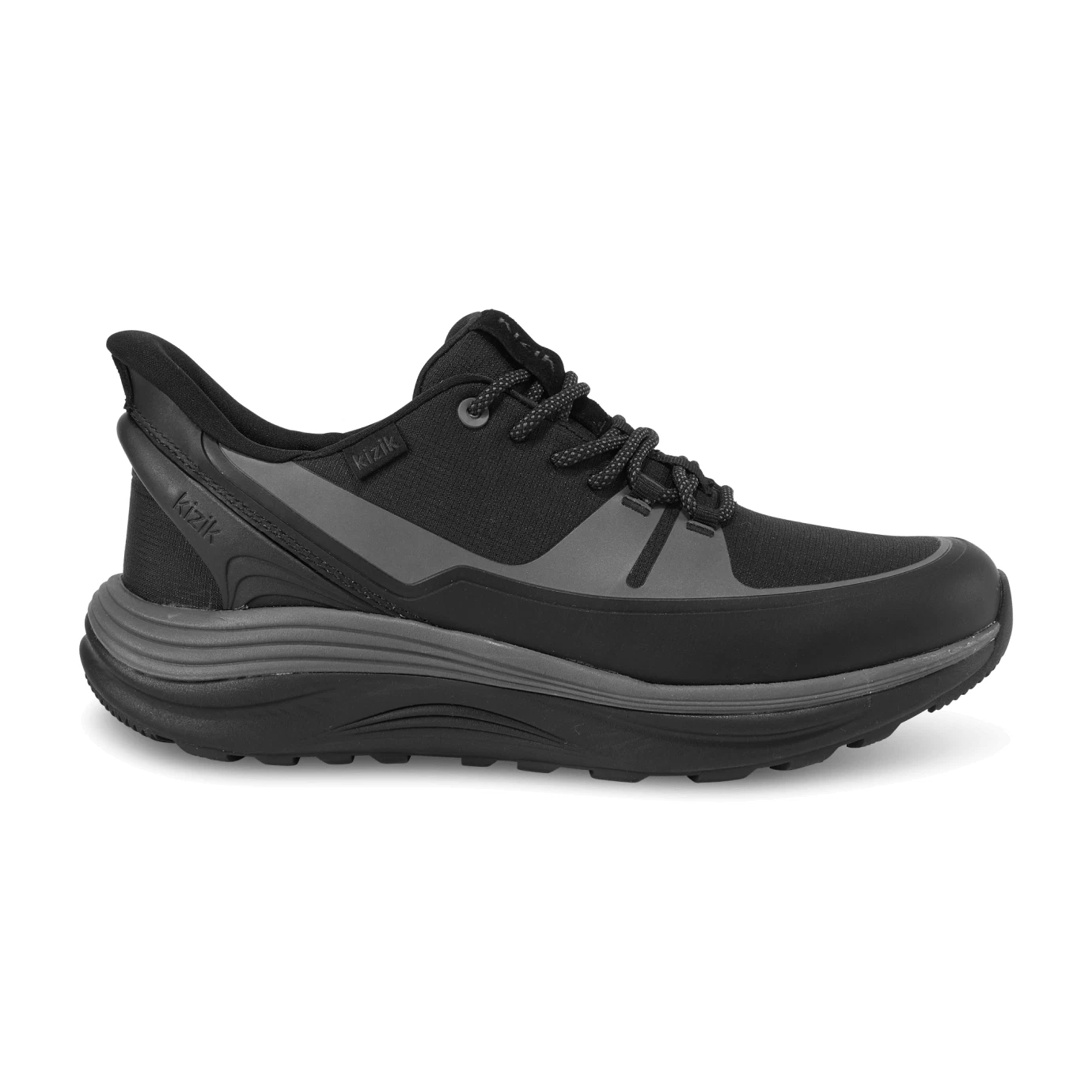 Kizik Men's London AT - Black/Poppyseed — New Slip-On Hands-Free Shoes