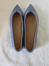 Carrano Women s  Carro Blue Croc Embossed Poi...