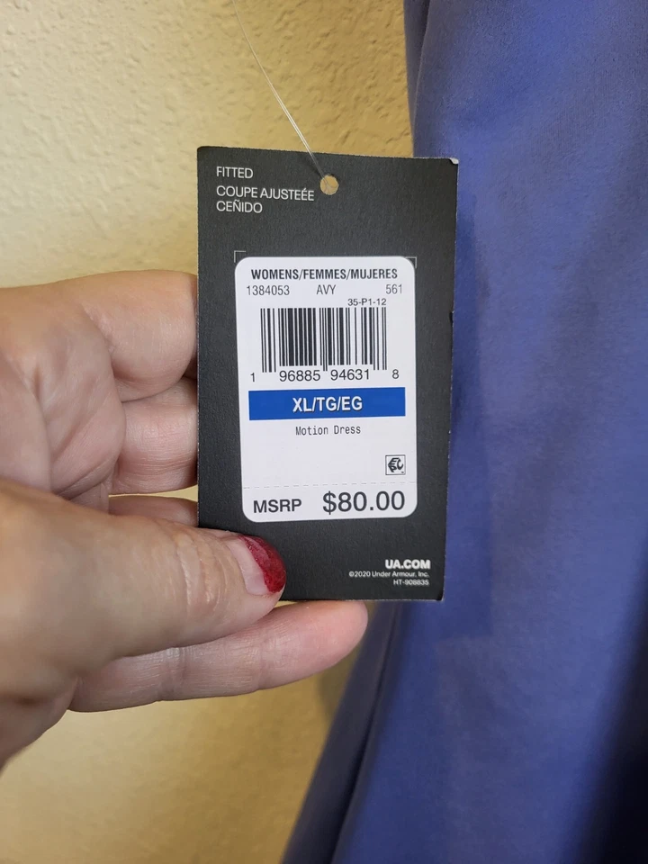 Vestido deportivo Under Armour movimiento lavanda con body. Talla XL Foto 4 de 4