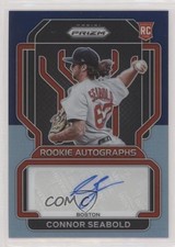 2022 Panini Prizm Rookie Blue & Carolina 19/25 Connor Seabold #RA-CO Auto qf8
