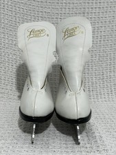 Women's Lange Libra Figure Skates Size 8 White Ice Skates w/ Original Box