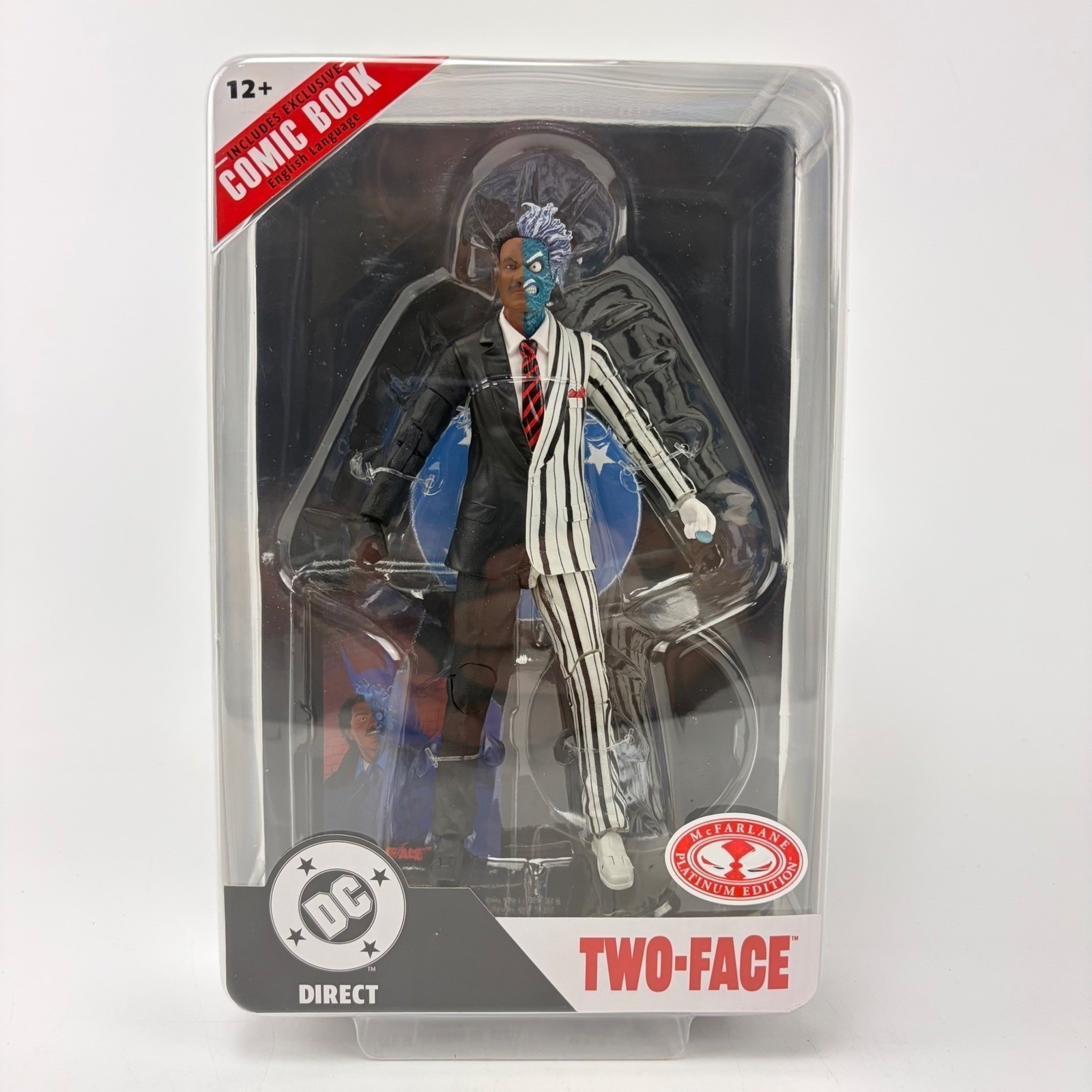 McFarlane DC Direct Two-Face Platinum Edition Page Punchers Batman 89 Figure New