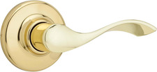 Kwikset Balboa Interior Privacy Door Handle with Lock, Door Lever for Bathroom a