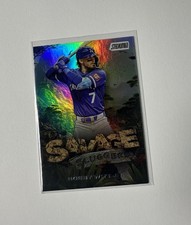 2025 Topps Stadium Club Savage Slugger - Bobby Witt Jr. Rainbow Foil - SS-6