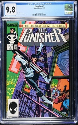 CGC 9.8 Punisher # 1. First Ongoing Solo title. Fi