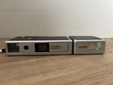 Minolta Autopak 470 Pocket Camera with Strap Detachable Flash Working Vintage