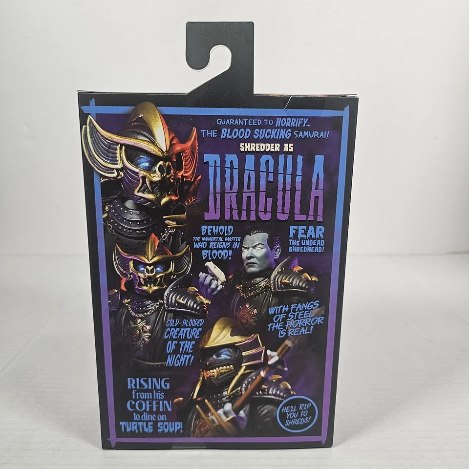 ¡NUEVO! TRITURADORA UNIVERSAL MONSTRUOS NECA TMNT X COMO DRACULA PÚRPURA EXCLUSIVA DE WALMART Foto 2 de 4