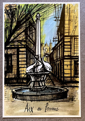 Bernard Buffet Festival d'Aix en Provence 1979 Druck
