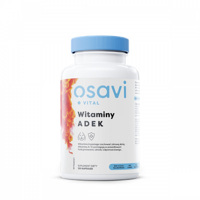 Osavi Vitamine ADEK Komplex Vitamin A D E K Nahrungsergänzung 120 Kapseln