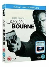 Jason Bourne (Blu-RAY + DIGITAL DOWNLOAD) NEW & SEALED