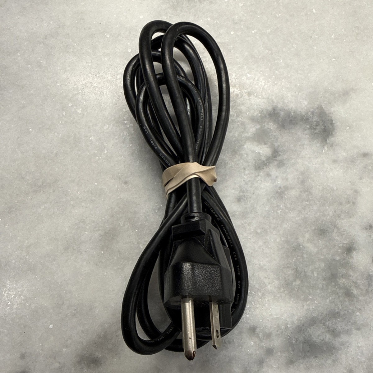 Longwell E55333 VW-1 3C/18AWG 300V TYPE SVT Computer Monitor Power
