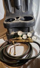 Oxy-Acetylene Gas Welding Cutting Torch Kit w/ Regulators Hoses Tips Case
