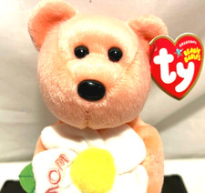 Dearly the Bear - Ty Beanie Baby, Gen 11, RETIRED, MWMT, Hallmark Exclusive