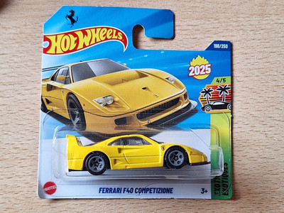 Hot Wheels Ferrari F40 Competizione Gelb  198/250 2025 4/5 HW Exotics