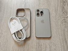 IPhone 15 Pro 128GB Natural Titanium Grau - 99% Kapazität - WIE NEU