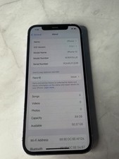 Apple iPhone 12 Mini A2176 Unlocked 64GB Purple- Bad Face ID