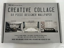 CREATIVE COLLAGE 64 PIECE MOSAIC MURAL WALL ART PHOTO LETTERS HOME DECOR