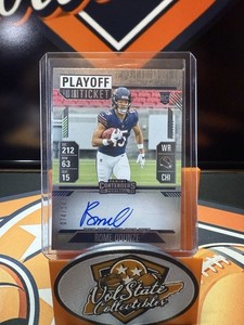 2024 Panini Contenders Variation Rome Odunze Playoff Ticket /149 Auto