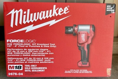 Milwaukee 2676-04 M18 FORCELOGIC 10T Knockout Tool KIT 1/2