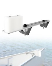 Canoe Trolling Motor Mount with Aluminum Crossbar and Motor Block, Heavy Duty...