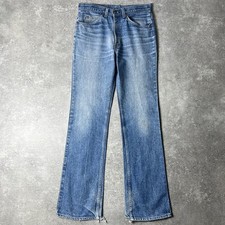 80s Levi  s 517-0217 Flare Pants Made in USA Vintage Orange Tab Button 585