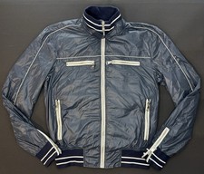 Dolce Gabbana Blue Track Jacket Men 54 Full Zip Lined Designer Italy Made