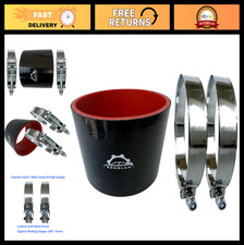 4 High-temp Silicone Hose Coupler With Stainless T-bolt Clamp - Heavy Duty 4-pl