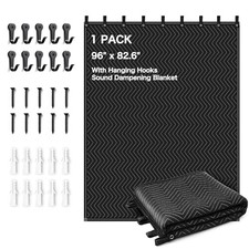 Extra Large Sound Dampening Blanket,96"x 80" Sound Absorbing Studio 1 PACK