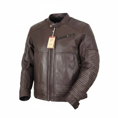 Indian Motorcycle Men's Phoenix Leather Jacket W/ Armor Brown New Small & 3XL video thumbnail