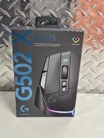 Logitech G502 X PLUS Wireless Gaming Mouse RGB Lighting 13 Buttons Black SEALED