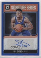 2018 Panini Donruss Optic Signature Series Blue Prizm 13/25 Elie Okobo Auto km4