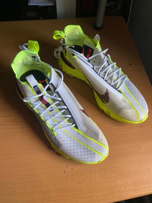 Nike React ISPA Running Shoes, #CT2692-002, White/Volt/Pink, Men's US Size 10